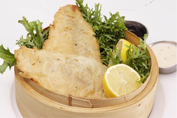 Cavos Products Battered Barramundi